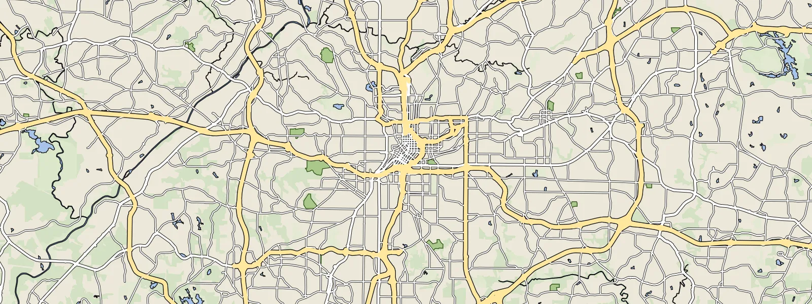 Map of Atlanta