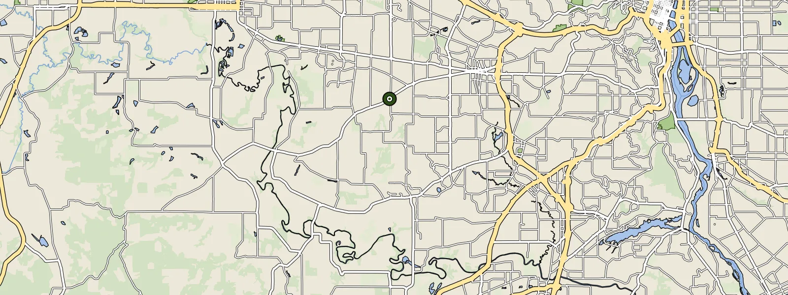 Map of Beaverton