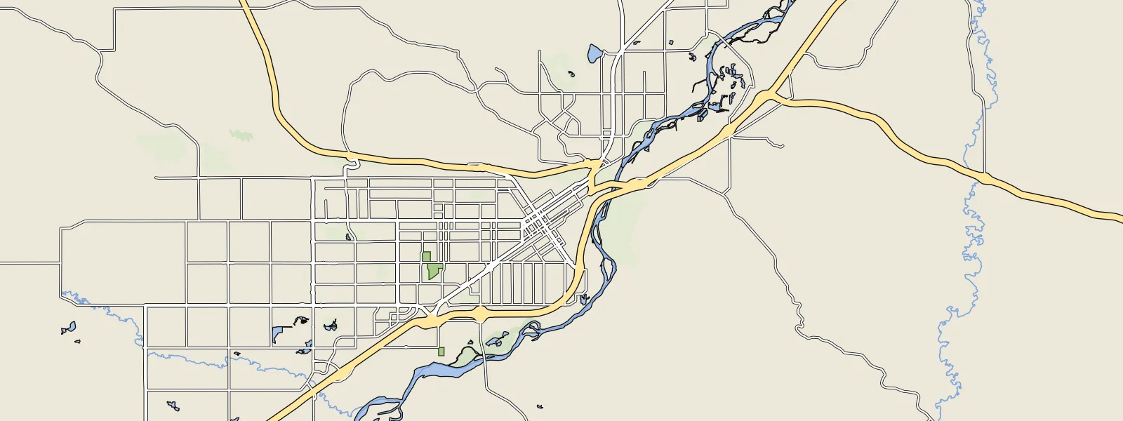 Map of Billings