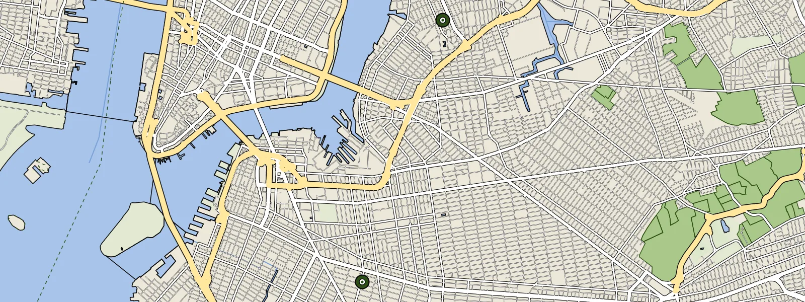 Map of Brooklyn