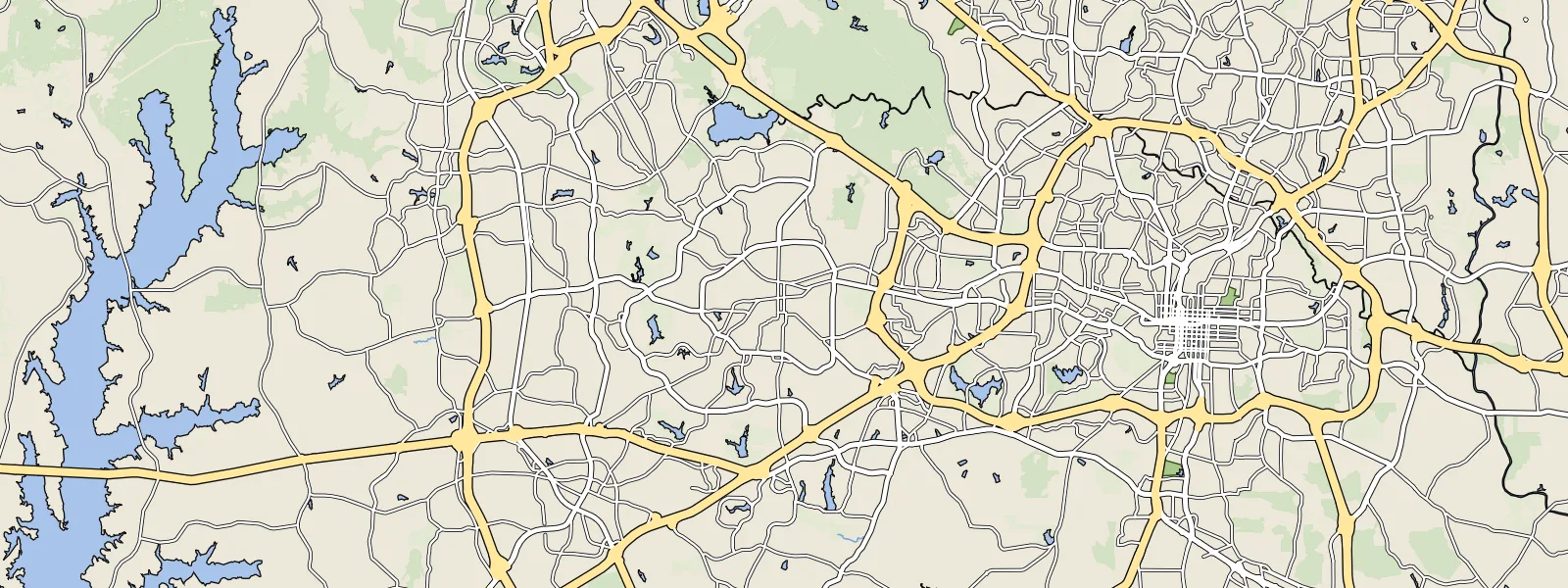 Map of Cary