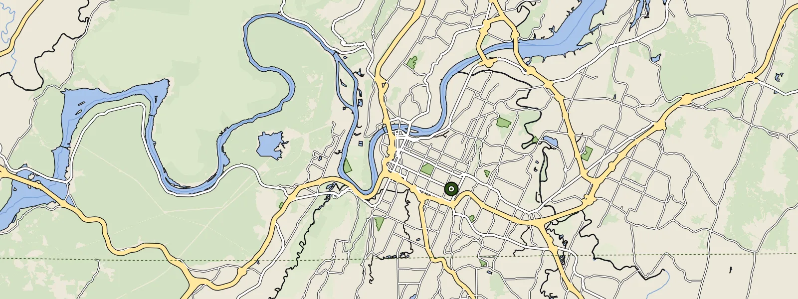 Map of Chattanooga