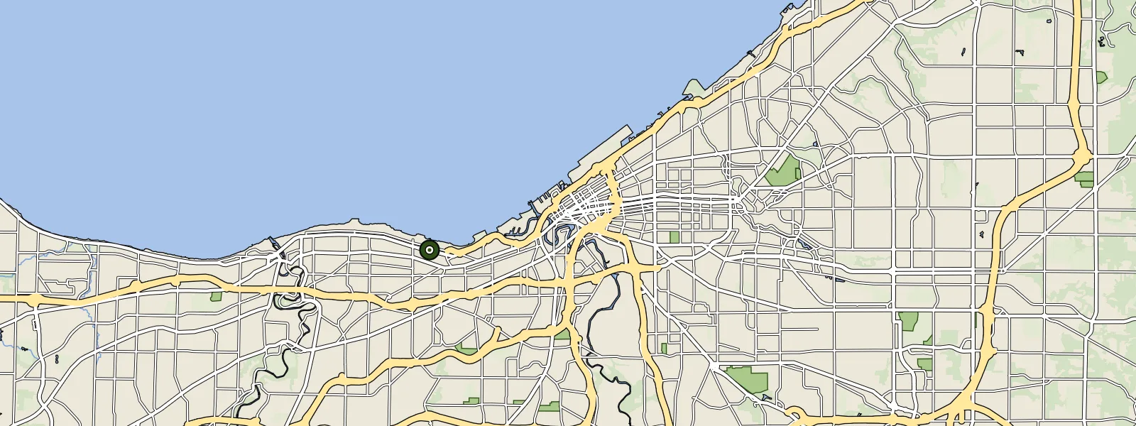 Map of Cleveland