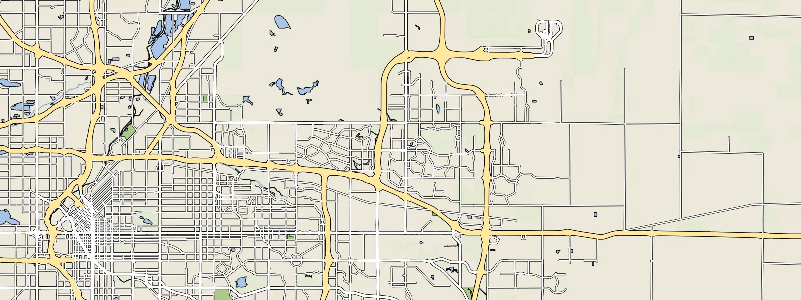 Map of Denver County
