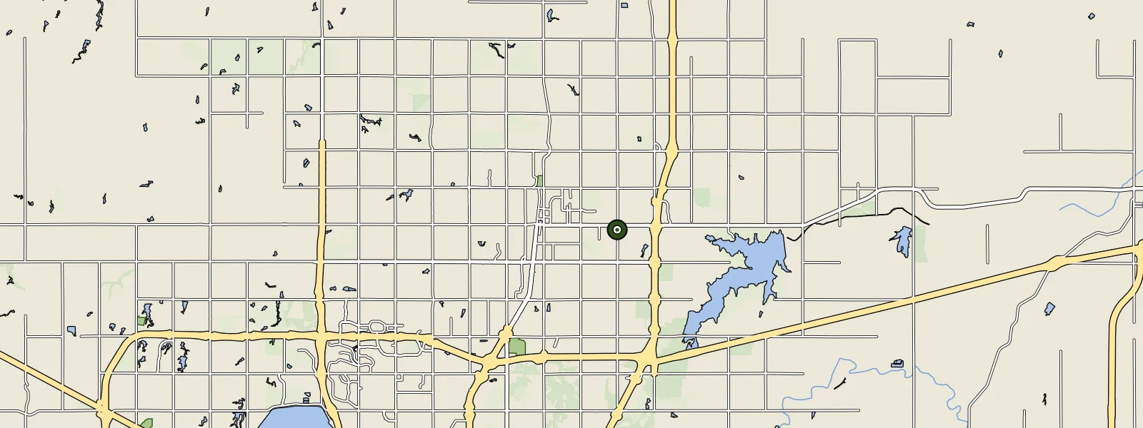 Map of Edmond