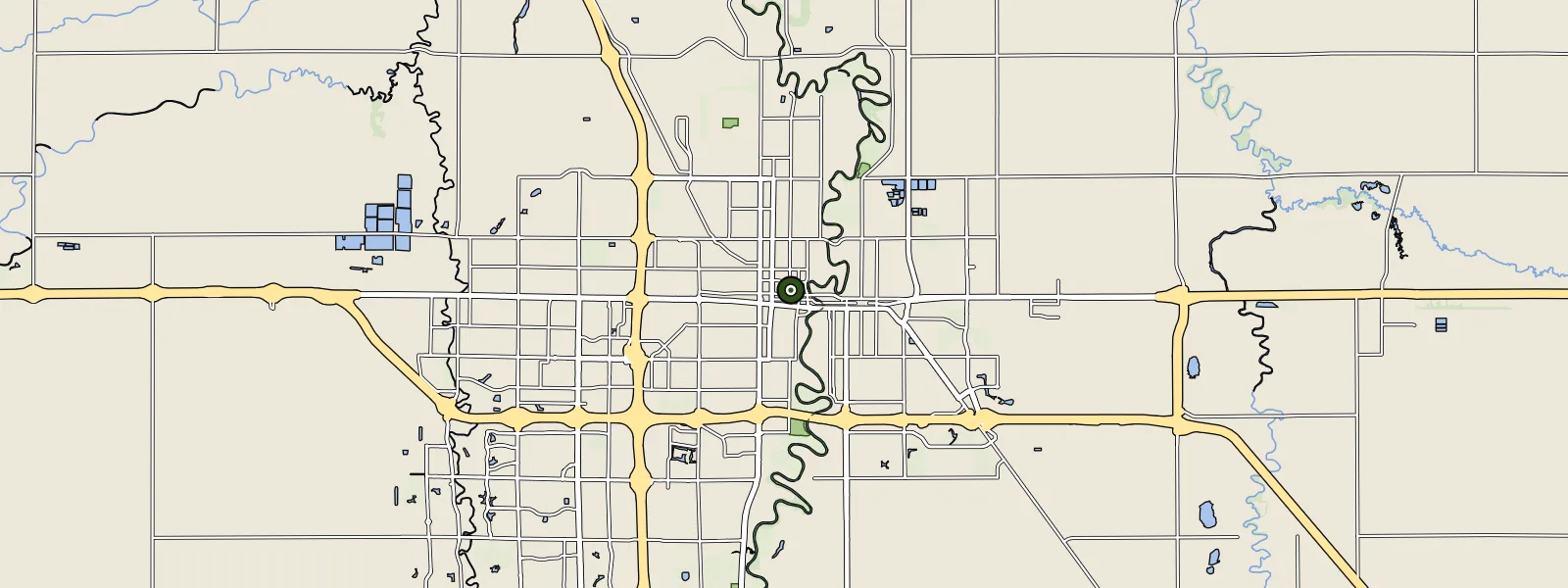 Map of Fargo