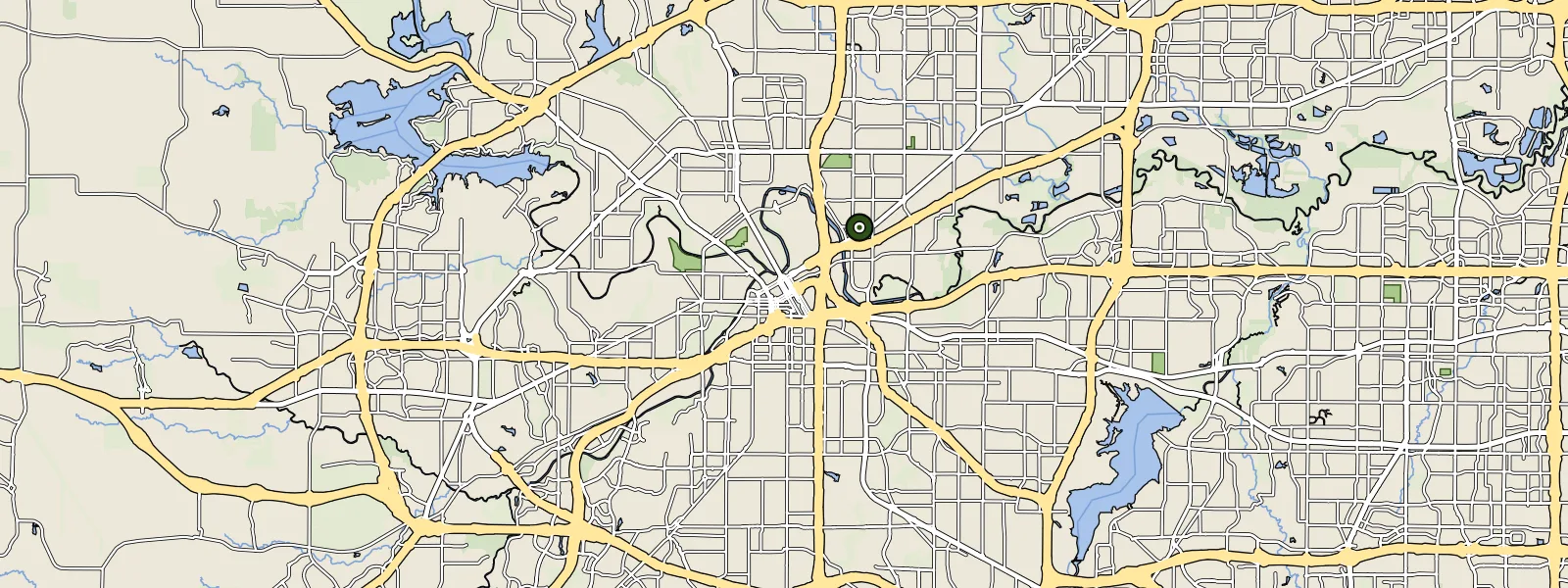 Map of Fort Worth