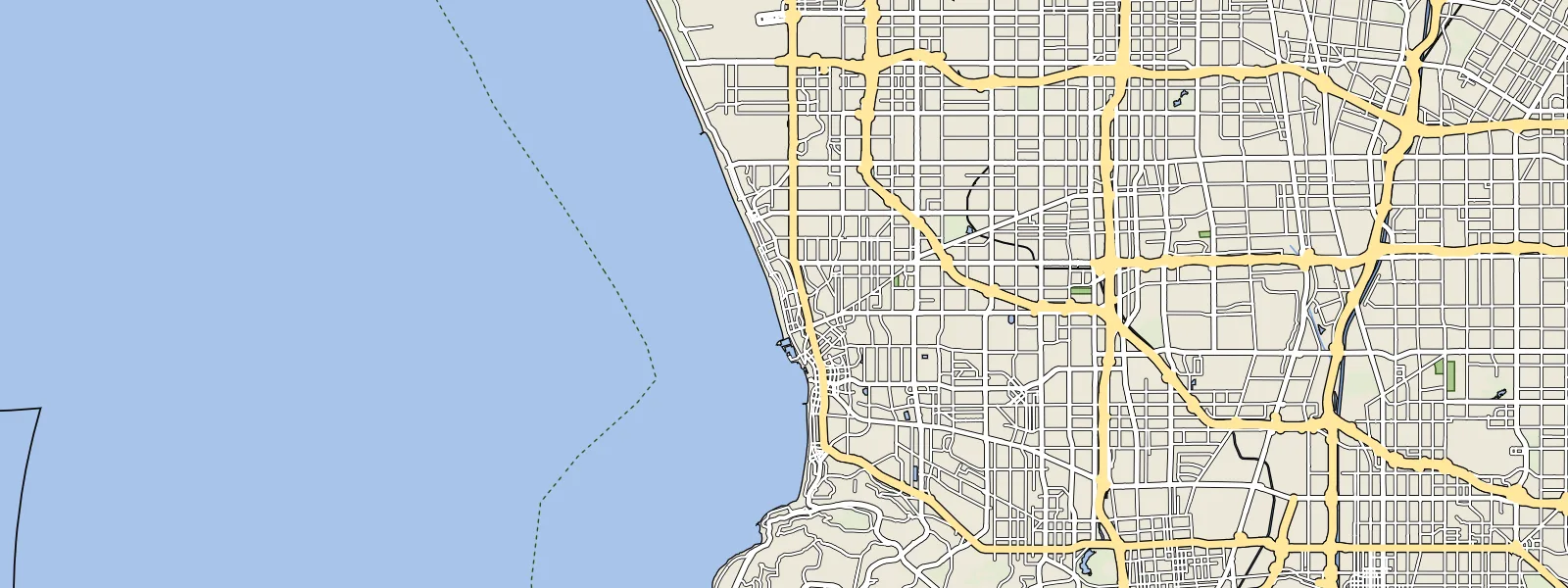 Map of Hermosa Beach