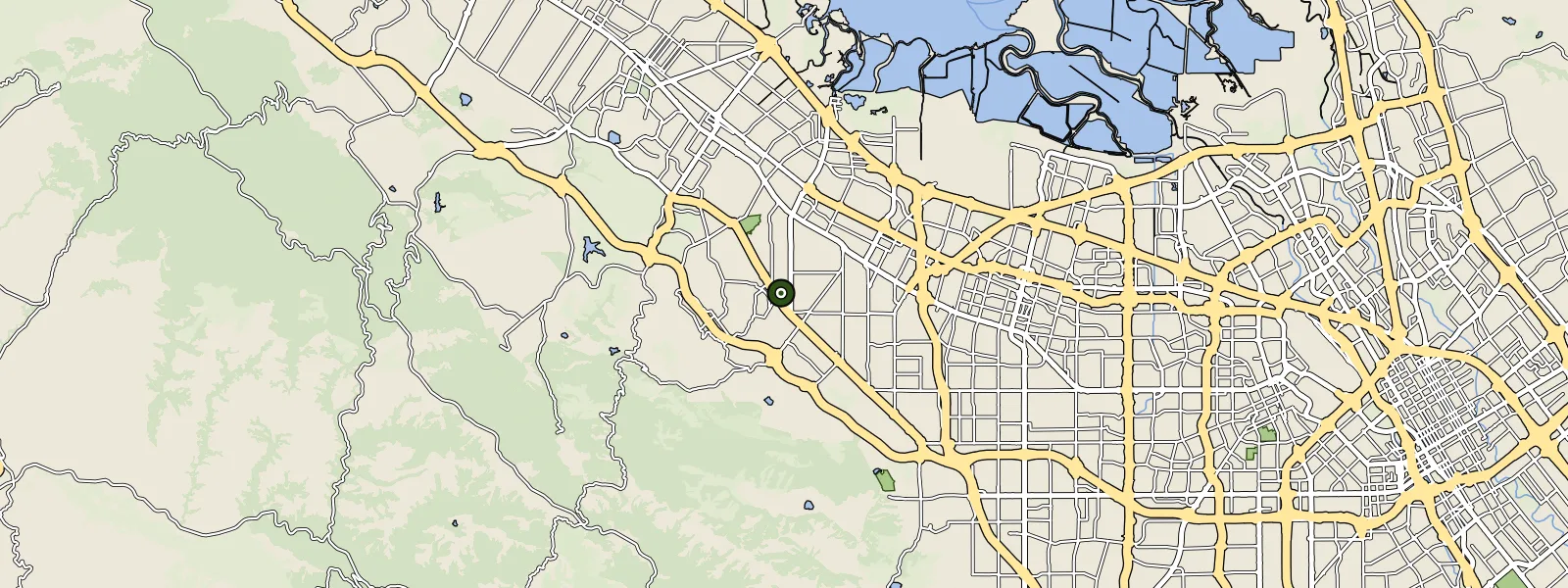 Map of Los Altos