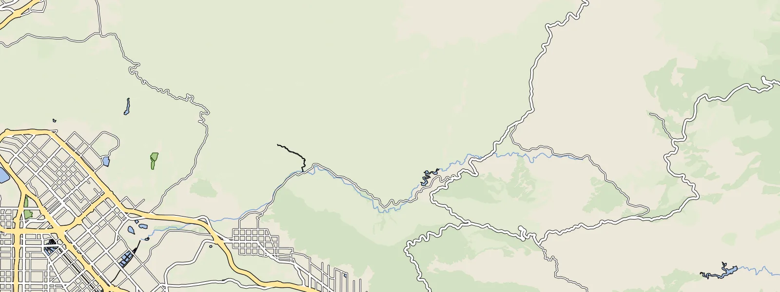 Map of Los Angeles County