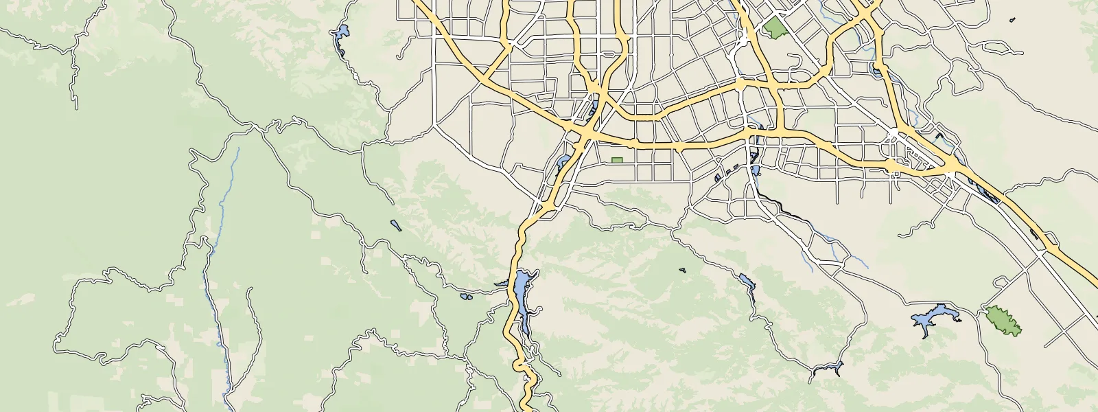 Map of Los Gatos