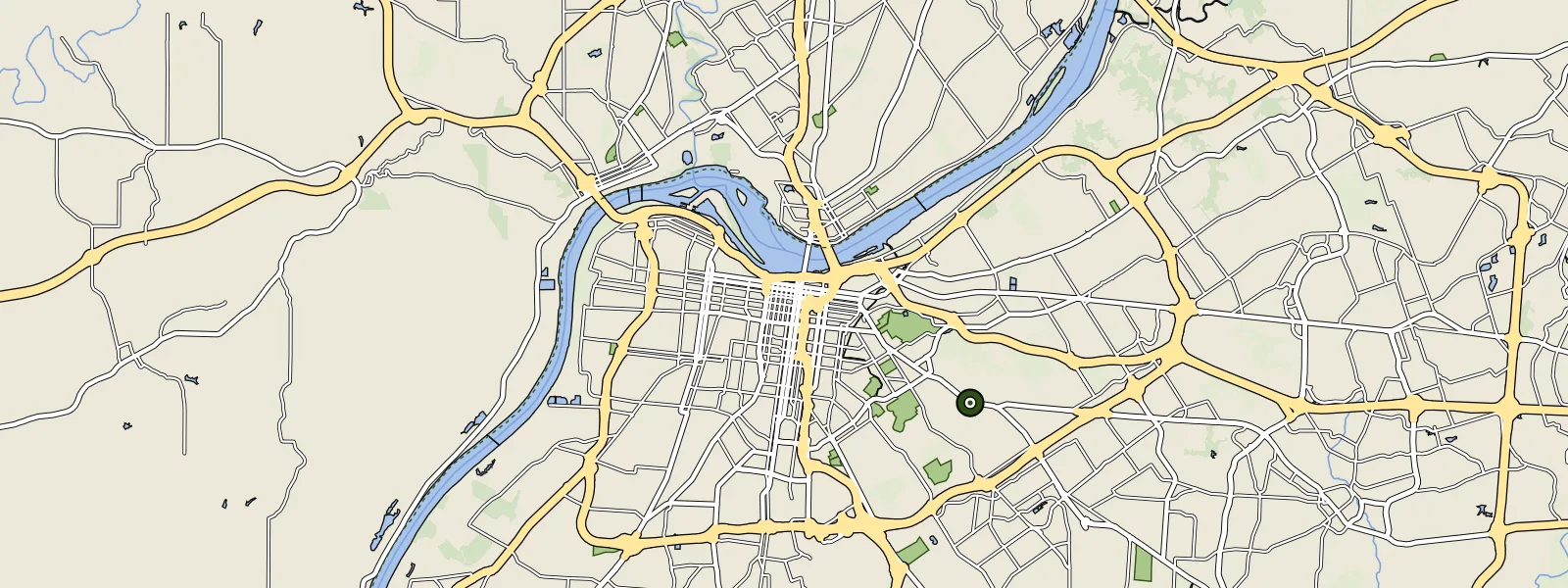 Map of Louisville