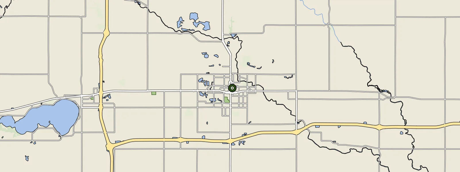 Map of Mason City