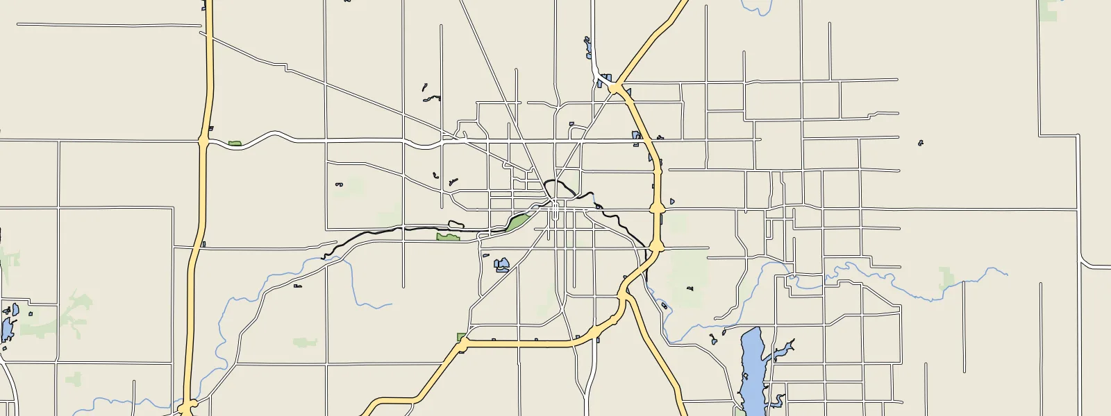 Map of Muncie