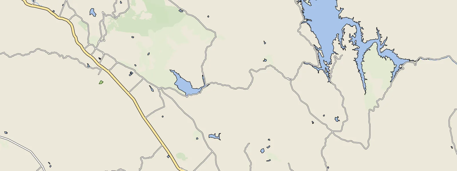 Map of Napa County