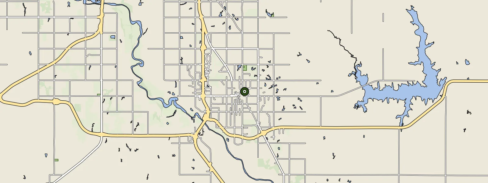 Map of Norman