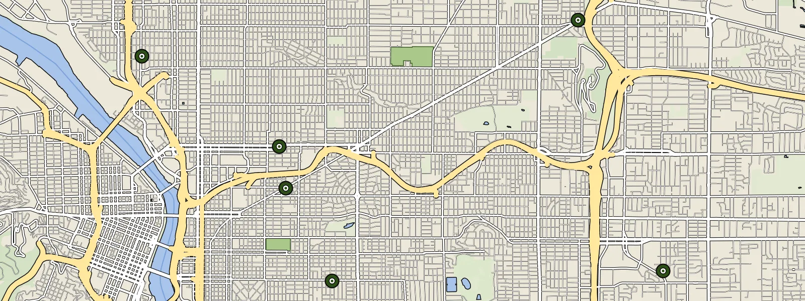 Map of Portland