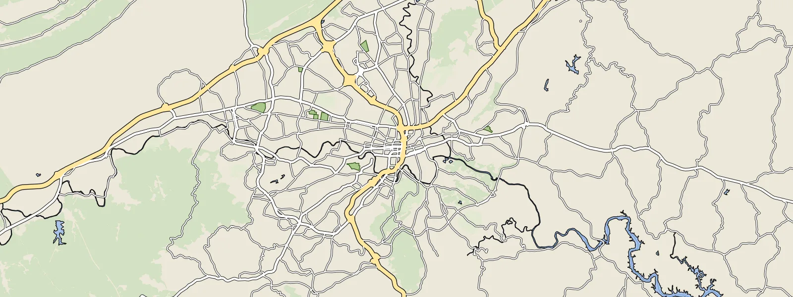 Map of Roanoke