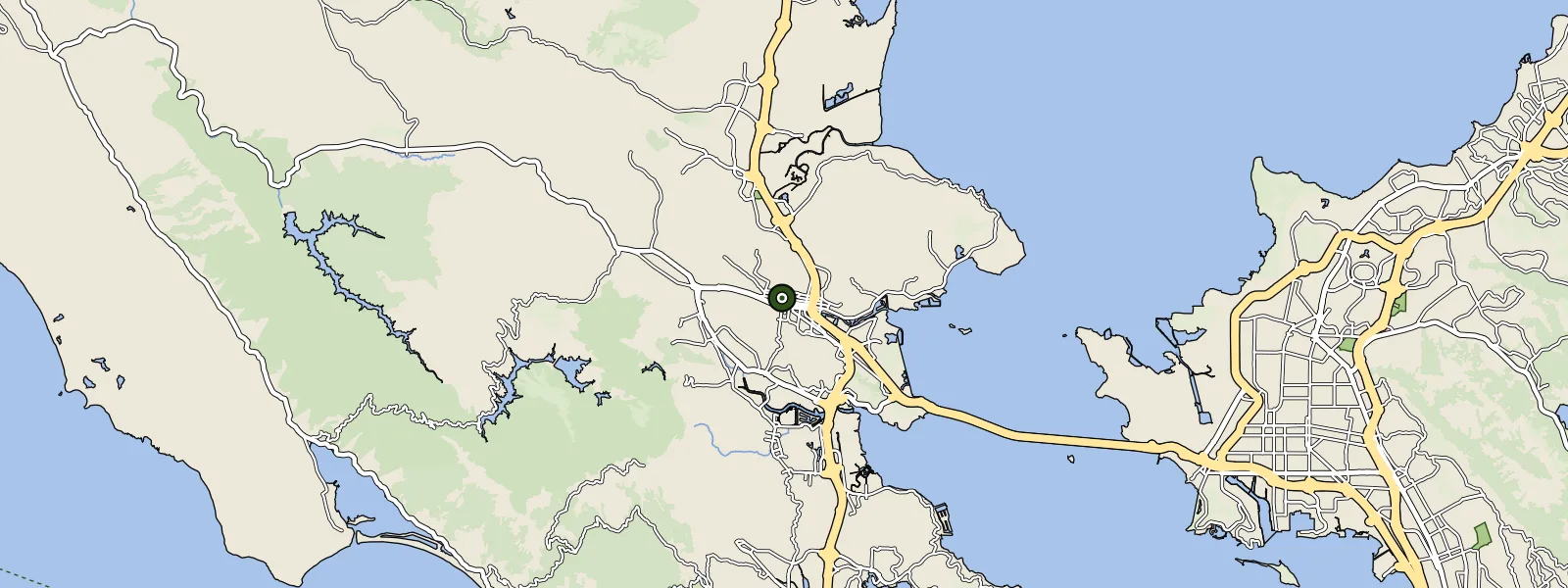 Map of San Rafael