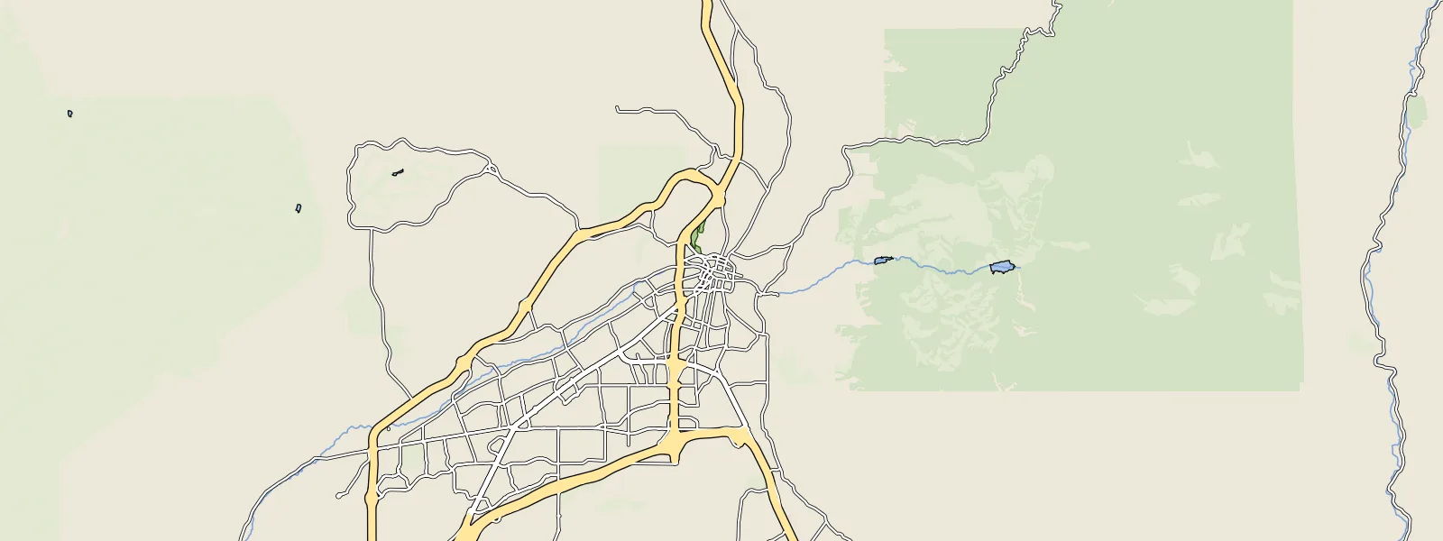 Map of Santa Fe