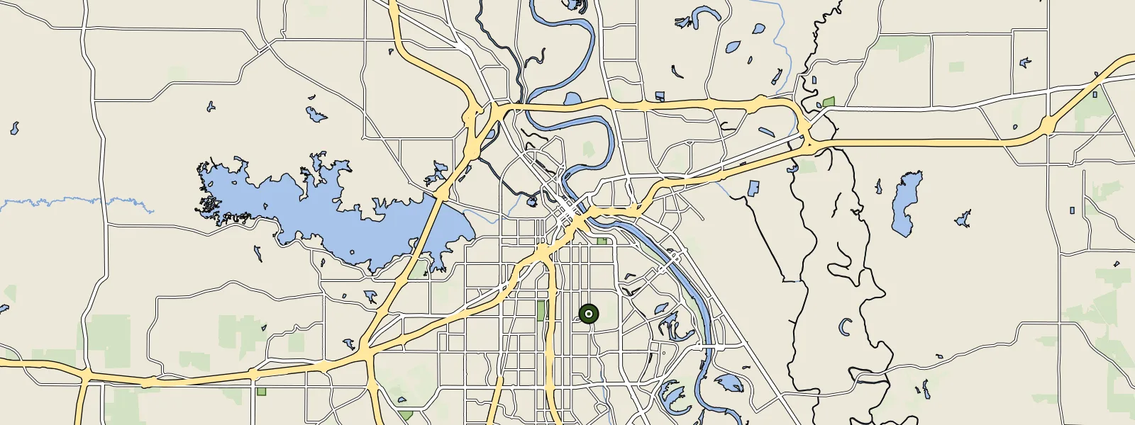 Map of Shreveport