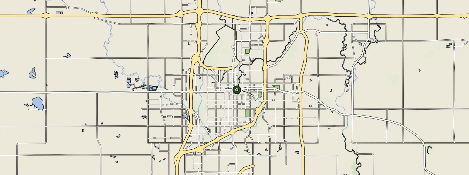 Map of Sioux Falls