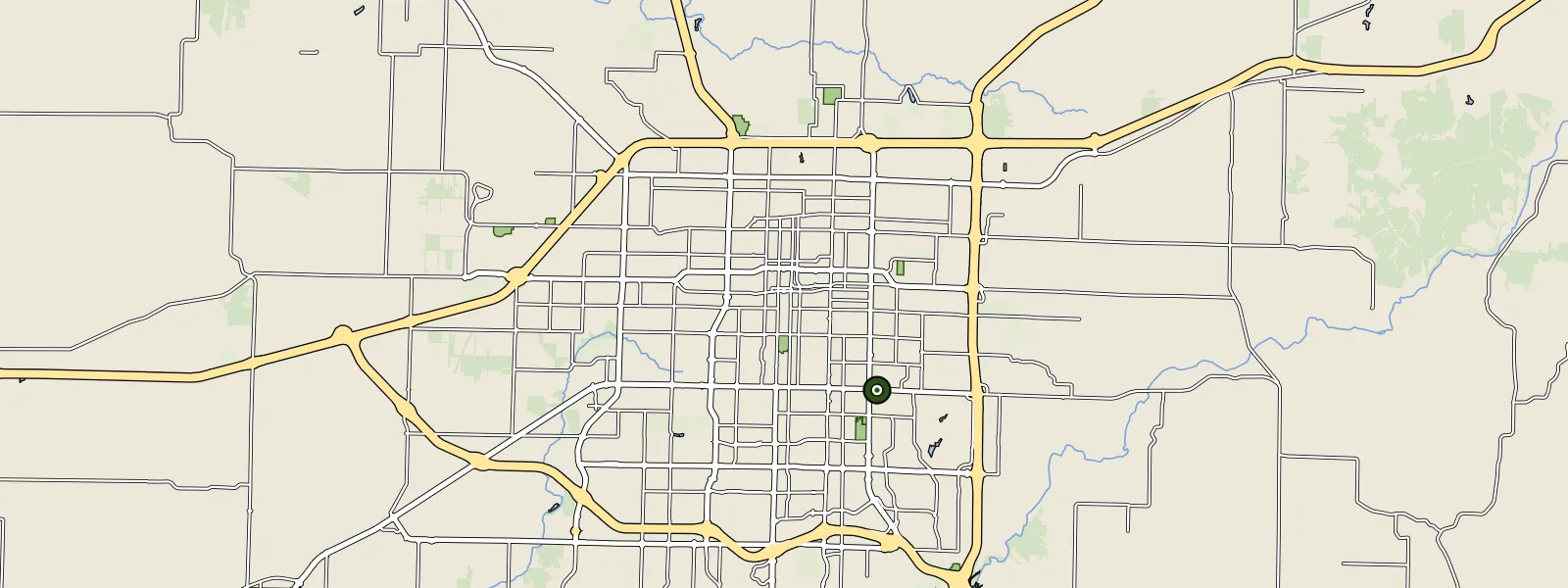 Map of Springfield