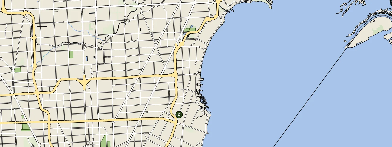 Map of St. Clair Shores