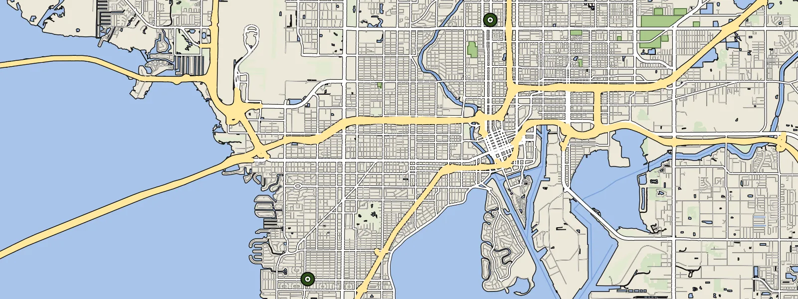 Map of Tampa