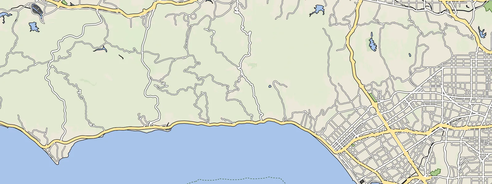 Map of Topanga