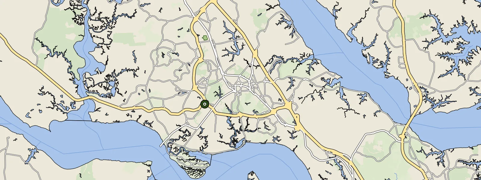 Map of Williamsburg
