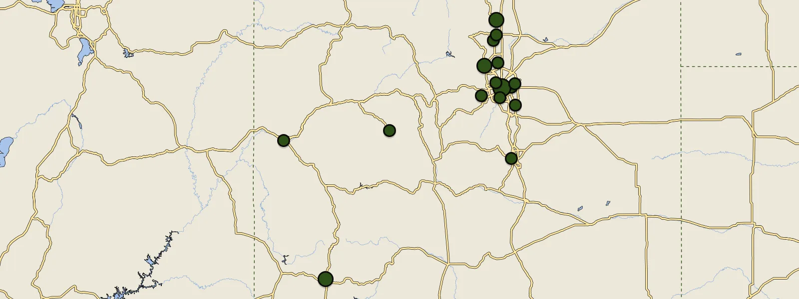Map of Colorado