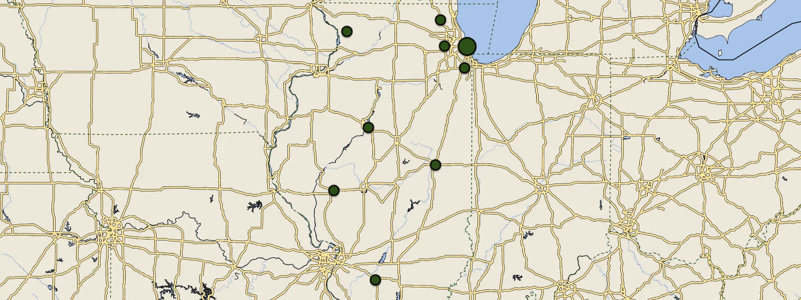 Map of Illinois