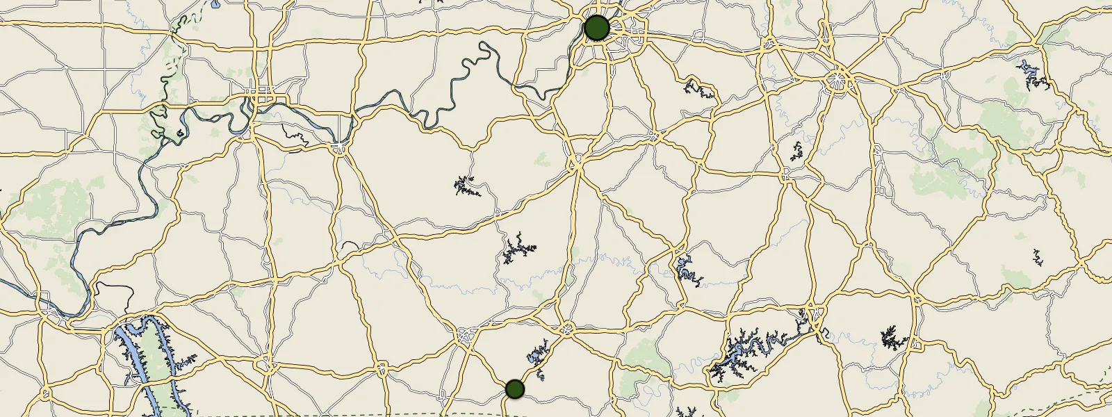 Map of Kentucky