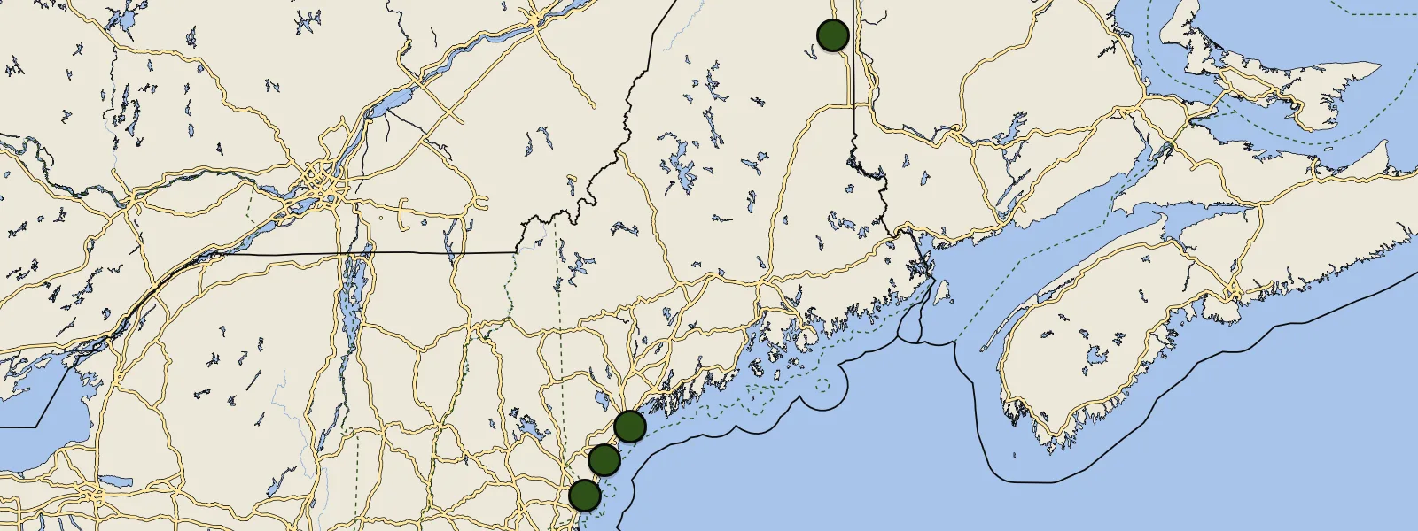 Map of Maine