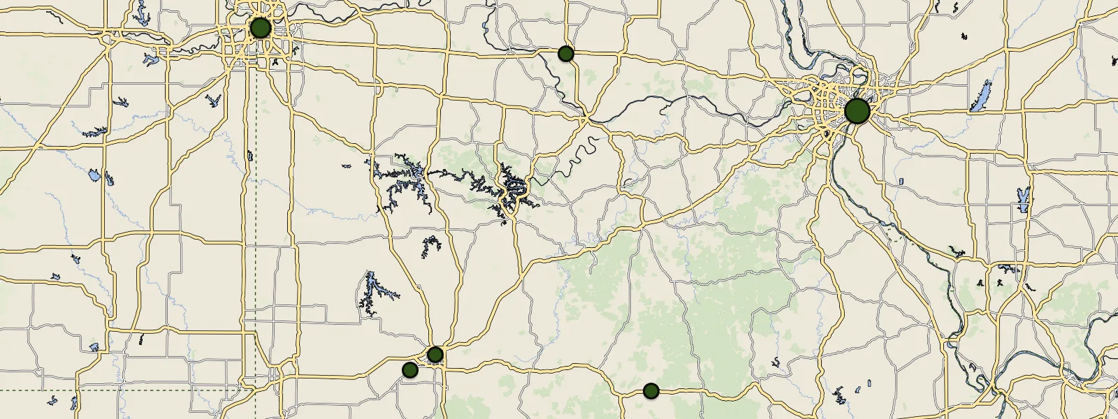 Map of Missouri