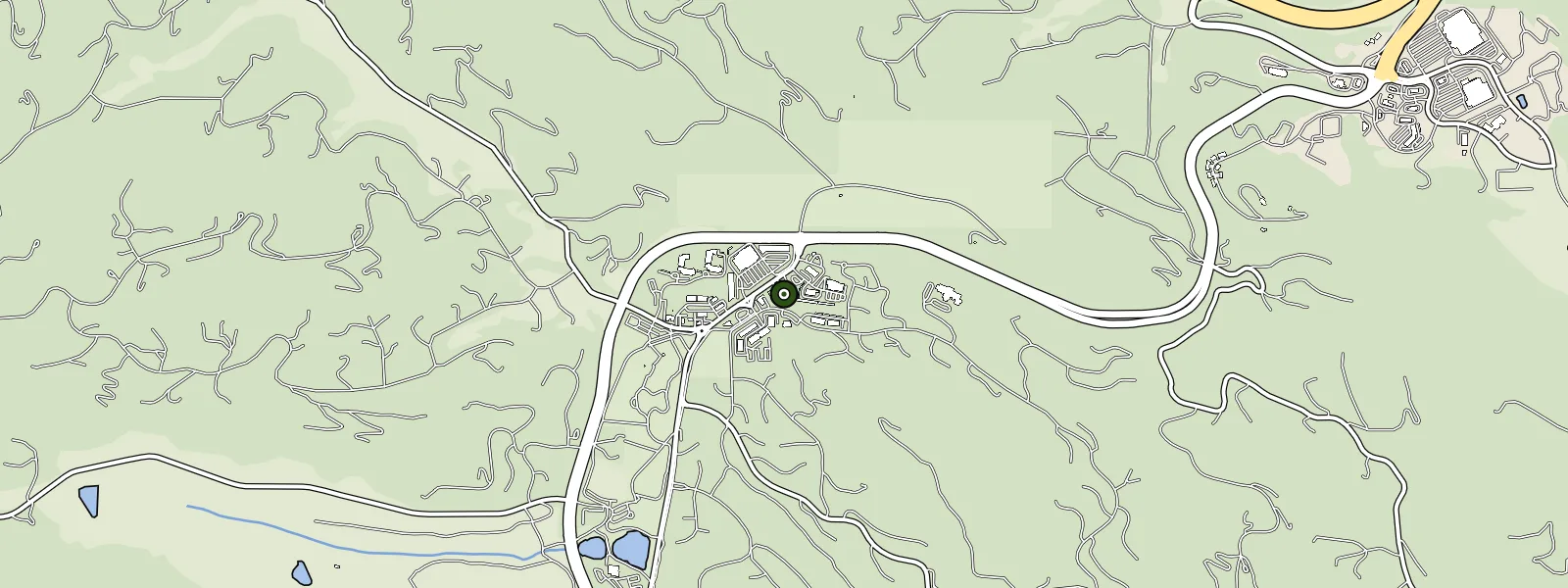 Map of Evergreen Refill Station