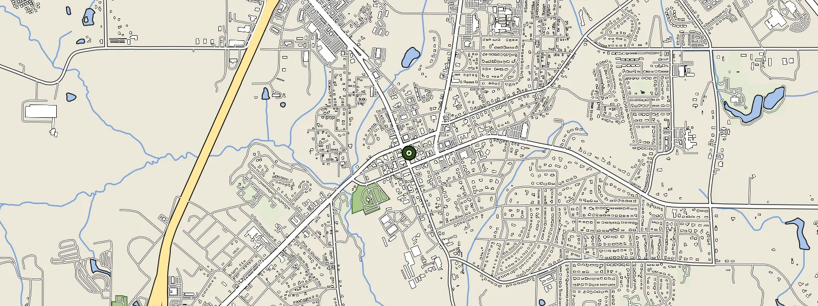 Map of Mossy Creek Natural