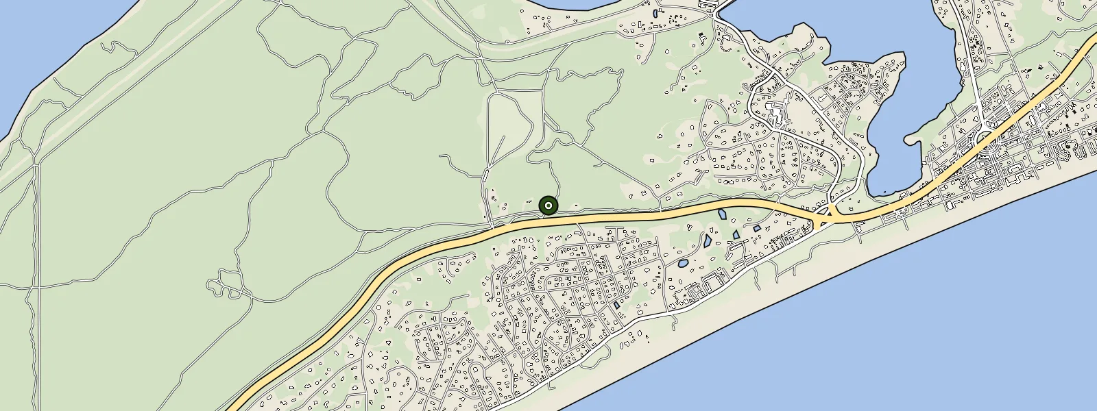 Map of Montauk Recycling Center