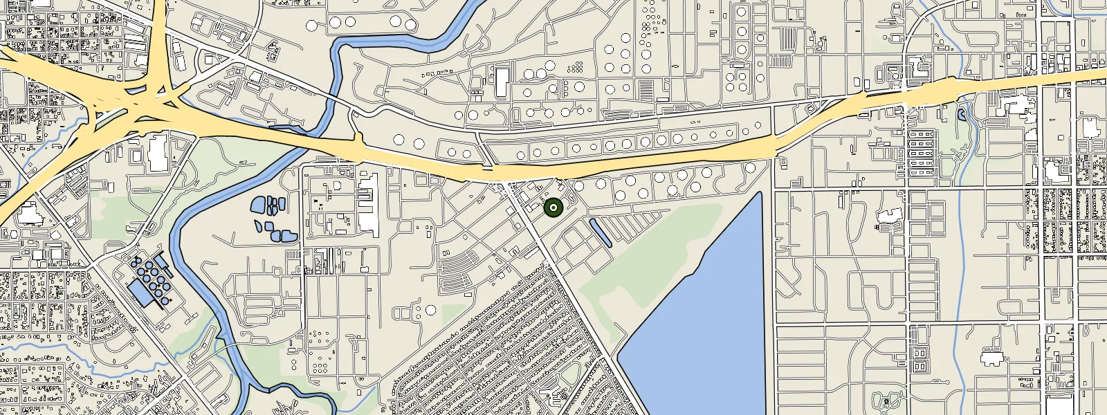 Map of Bayou City Waste