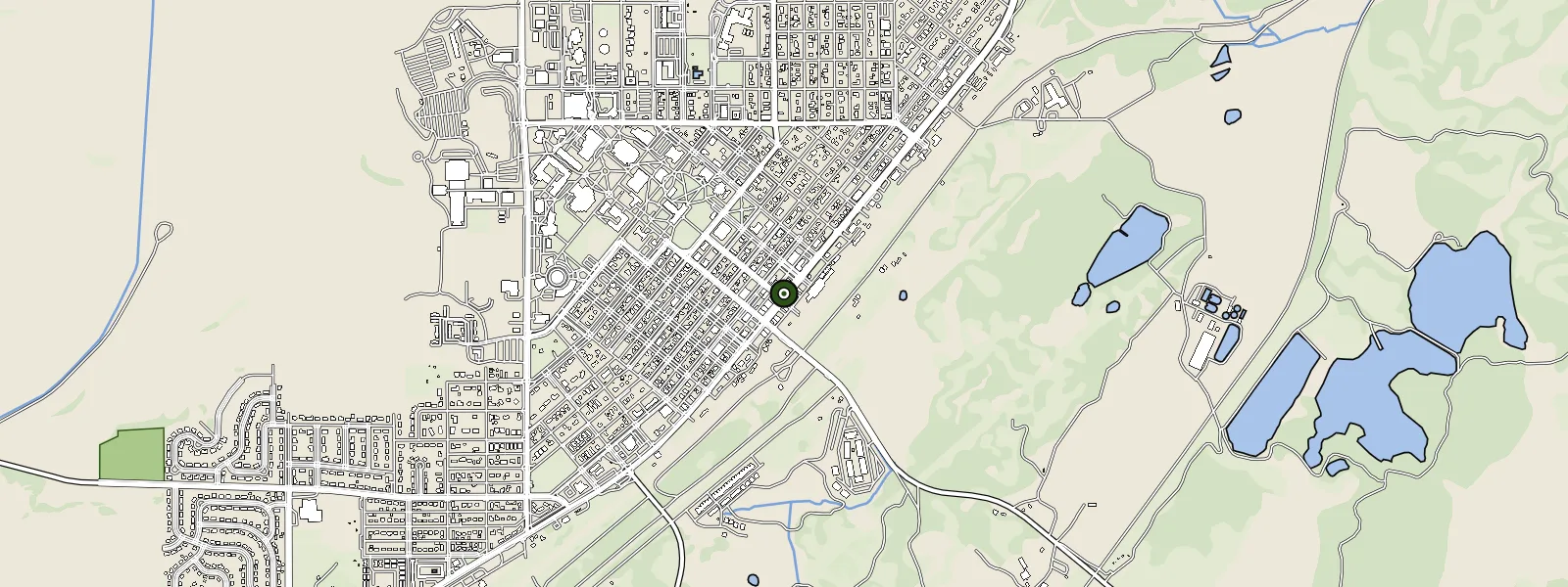 Map of Evergreen Refillery
