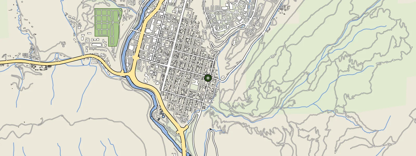 Map of Durango Natural Foods Co-op